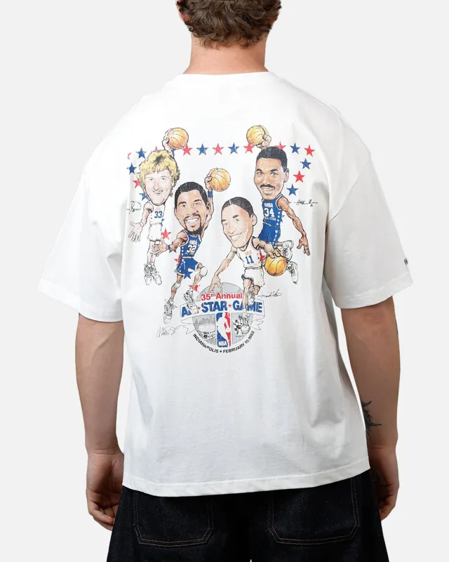 Mitchell & Ness NBA 1985 All-Star Game T-Shirt Vintage White sold by Culture Kings