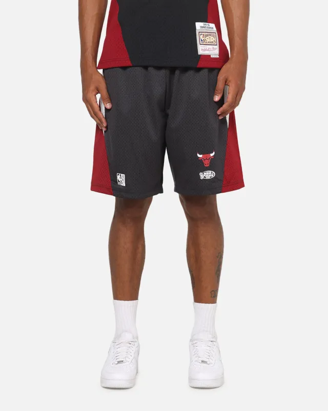 Mitchell & Ness Chicago Bulls Millenium Shorts Black/Red sold by Culture Kings