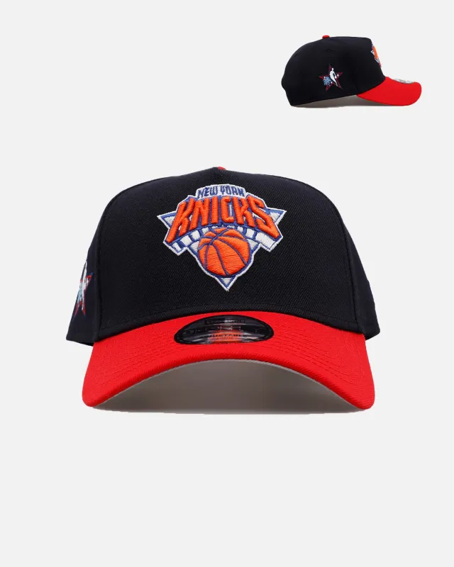 New Era New York Knicks 'All Star Game 2026' 9FORTY A-Frame Snapback Navy/Red made by New Era