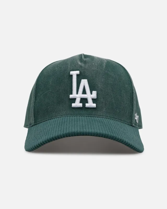 47 Brand Los Angeles Dodgers 'Apollo Cord Dark Green' 47 Offside Snapback Dark Green sold by Culture Kings