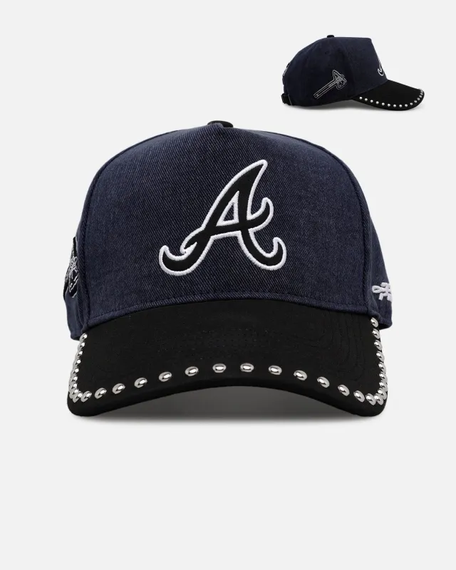 Pro Standard Atlanta Braves 'Polished Hardware' Pro Pinch Strapback Navy sold by Culture Kings