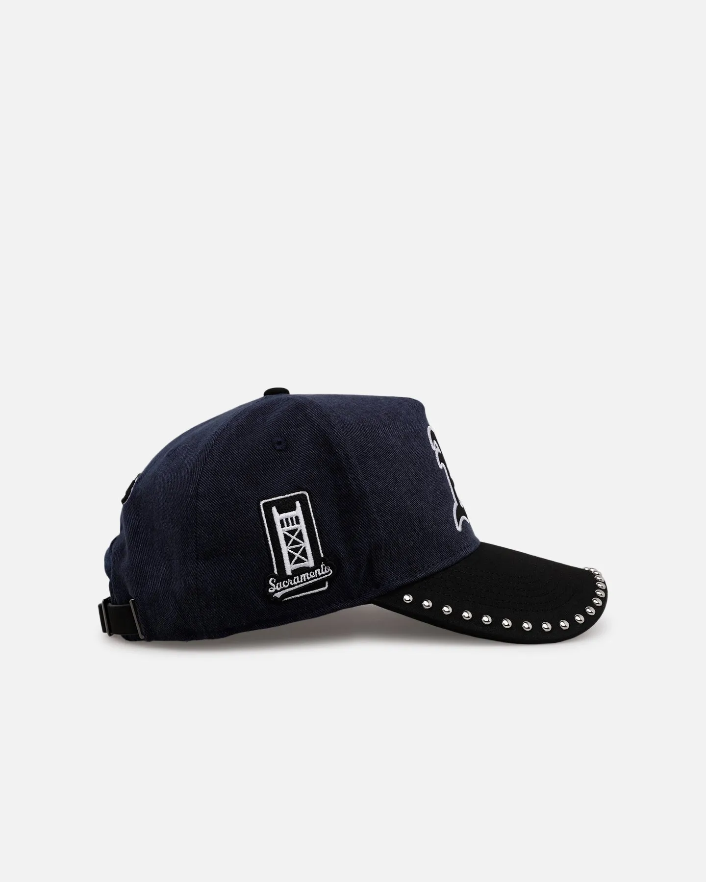 Pro Standard Oakland Athletics 'Polished Hardware' Pro Pinch Strapback Navy sold by Culture Kings product image thumbnail 3