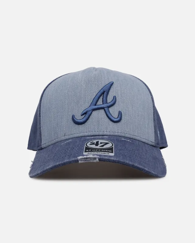 47 Brand Atlanta Braves 'Everyday Indigo' 47 Offside Snapback Blue/Navy sold by Culture Kings