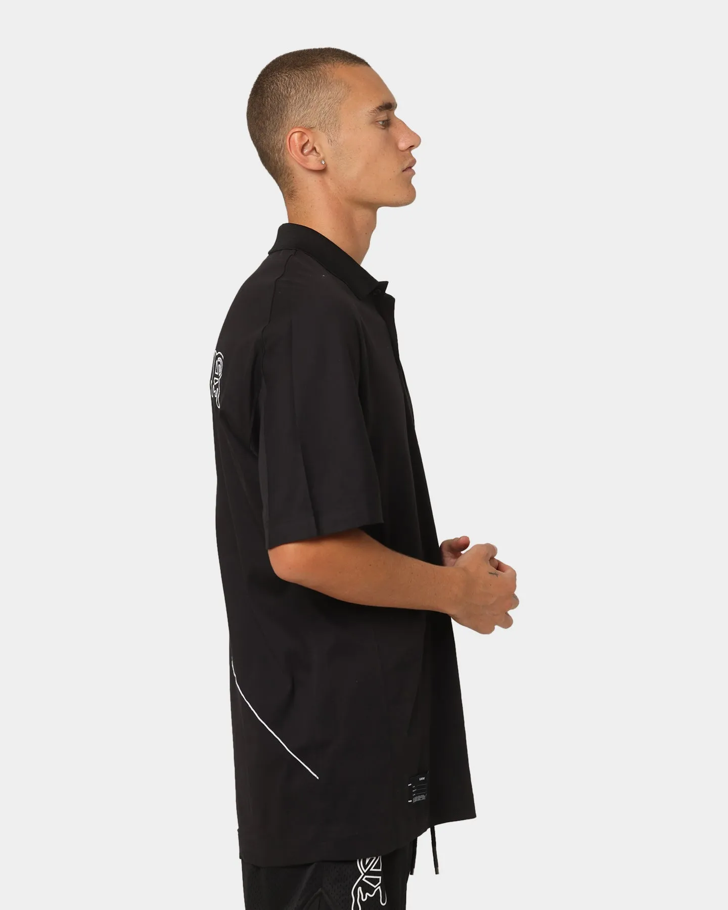 The Anti Order Military Oversized Polo Shirt Black/White sold by Culture Kings product image thumbnail 5