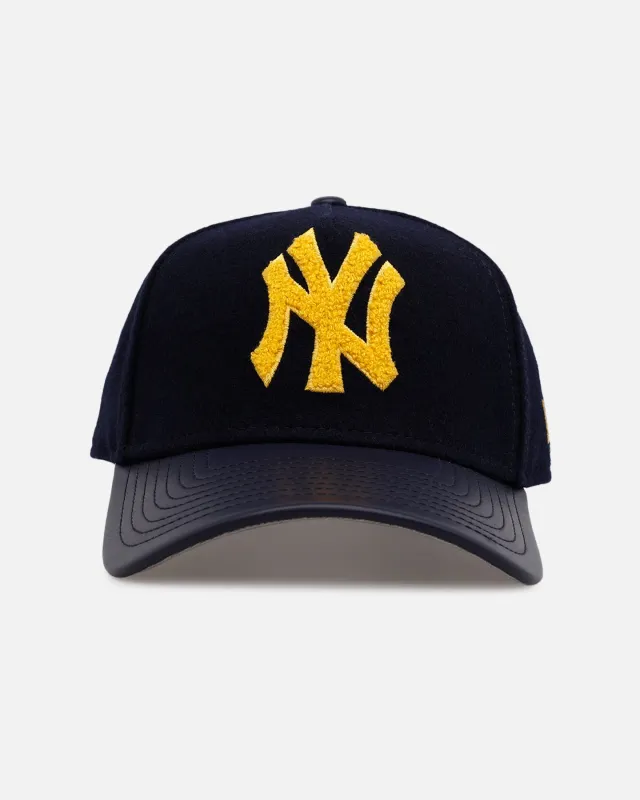 New Era New York Yankees 'Varsity' 9FORTY A-Frame Strapback Navy made by New Era