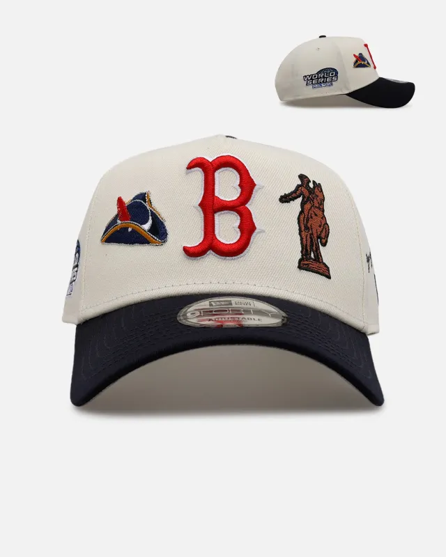 New Era Boston Red Sox 'Chrome City Icons' 9FORTY A-Frame Snapback Chrome/Official Team Color made by New Era