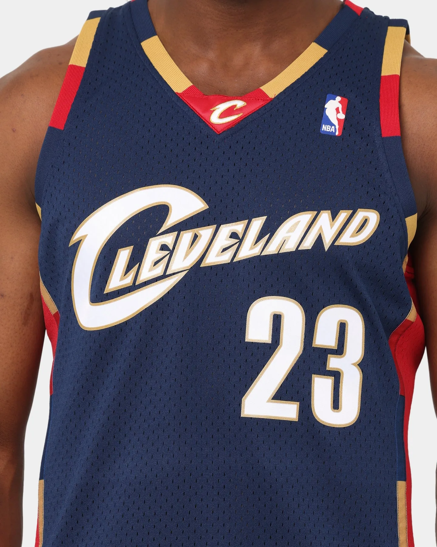 Mitchell & Ness Cleveland Cavaliers Lebron James #23 '08-'09 Swingman Jersey Navy sold by Culture Kings product image thumbnail 3