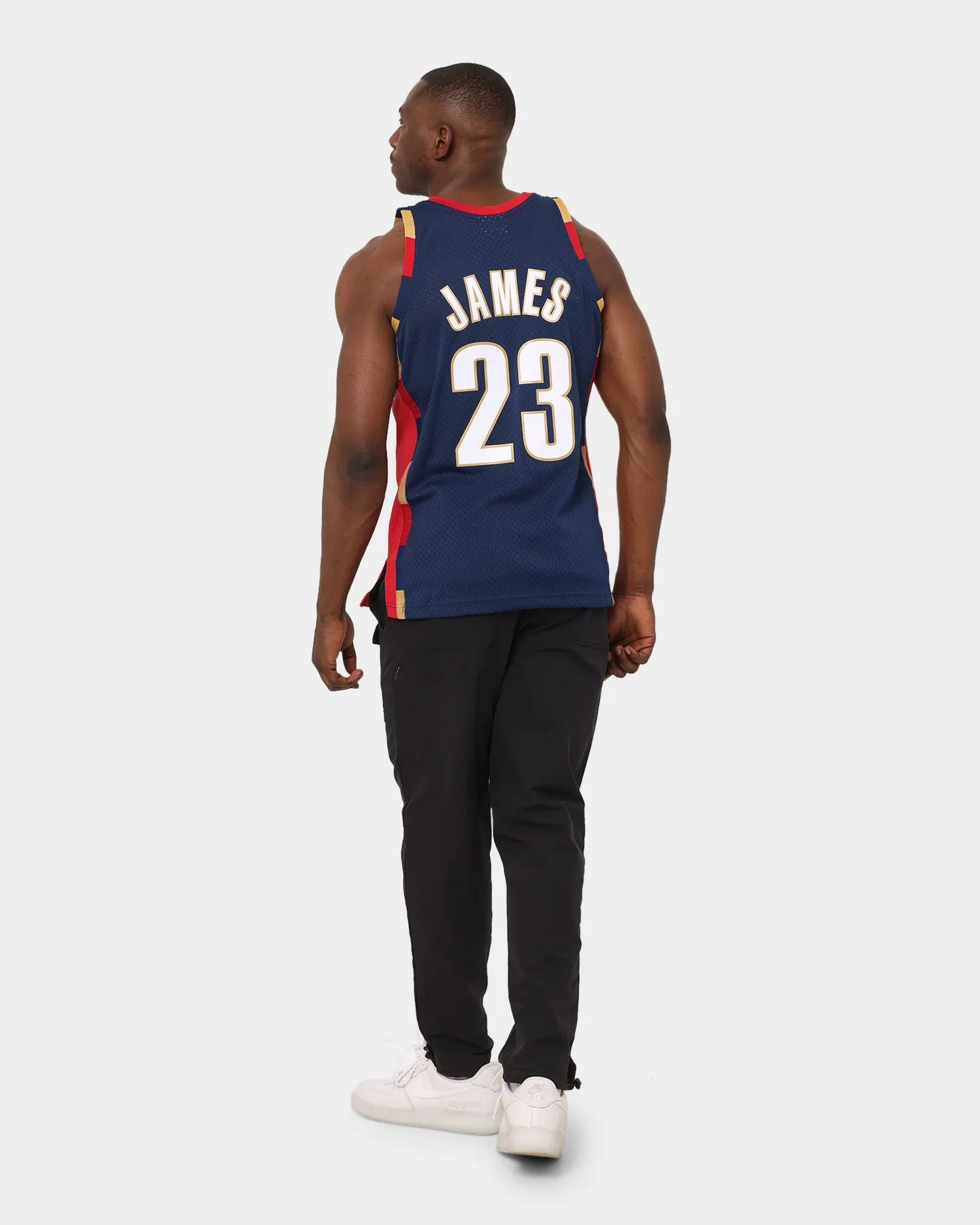 Mitchell & Ness Cleveland Cavaliers Lebron James #23 '08-'09 Swingman Jersey Navy sold by Culture Kings product image thumbnail 2