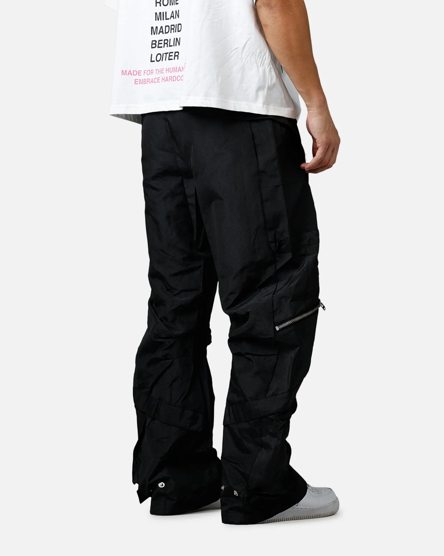 MNML Zip Cargo Tech Pants Black sold by Culture Kings product image thumbnail 3