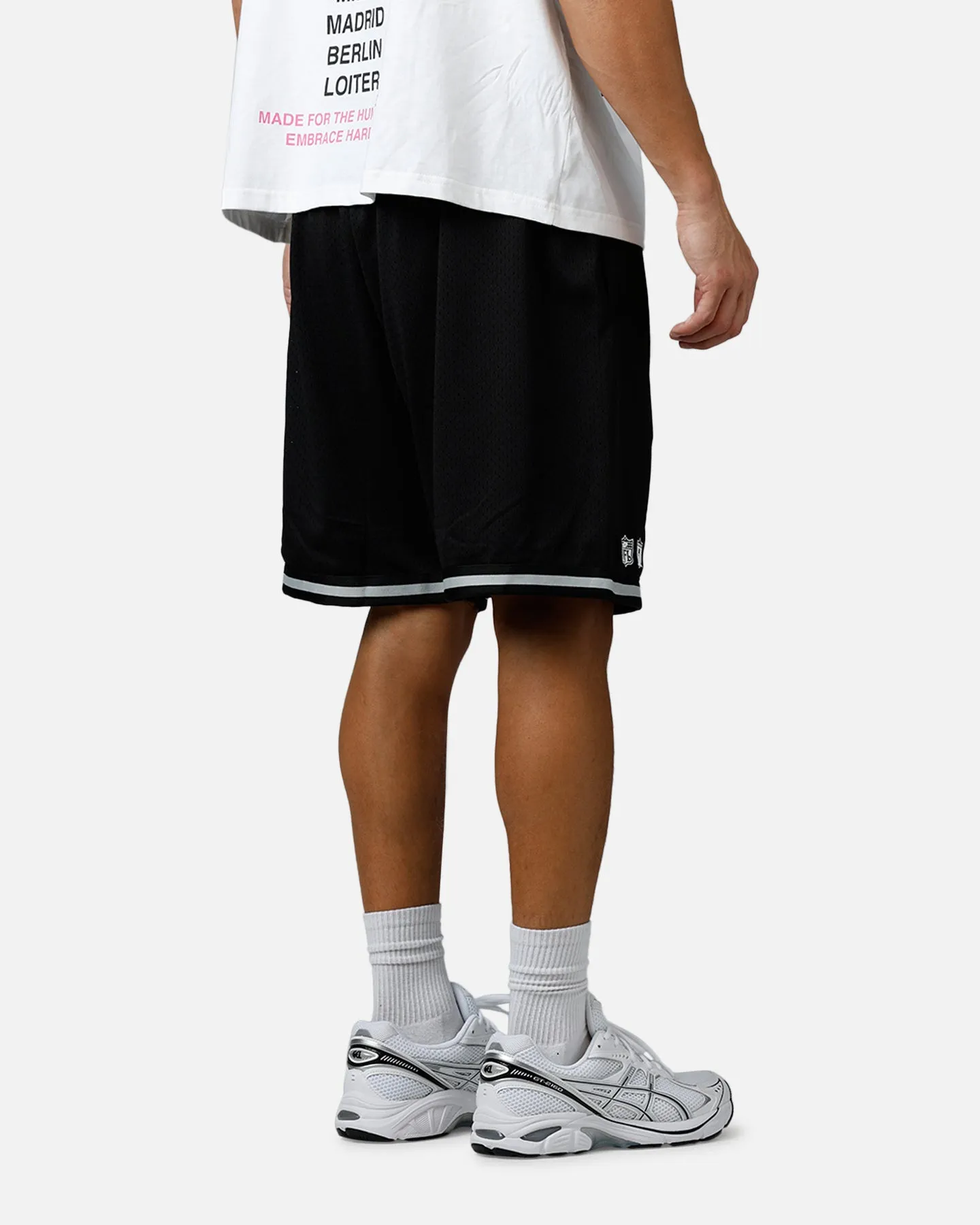 Mitchell & Ness Oakland Raiders Beastmode Mesh Shorts Black sold by Culture Kings product image thumbnail 3