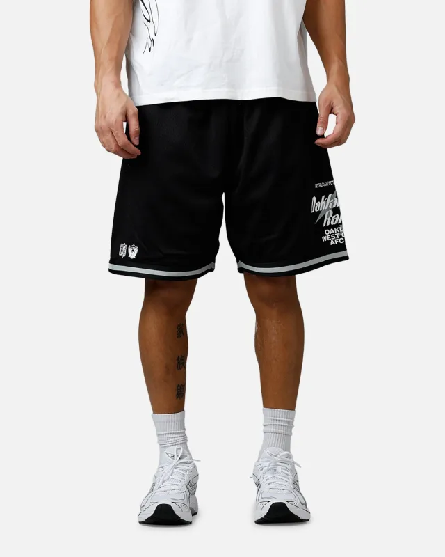 Mitchell & Ness Oakland Raiders Beastmode Mesh Shorts Black sold by Culture Kings