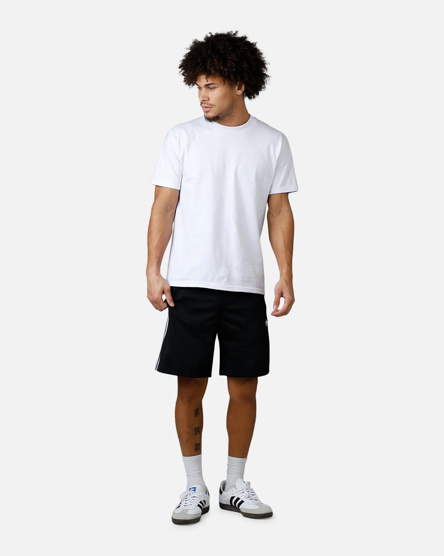 Adidas Firebird Shorts Black/White sold by Culture Kings product image thumbnail 2