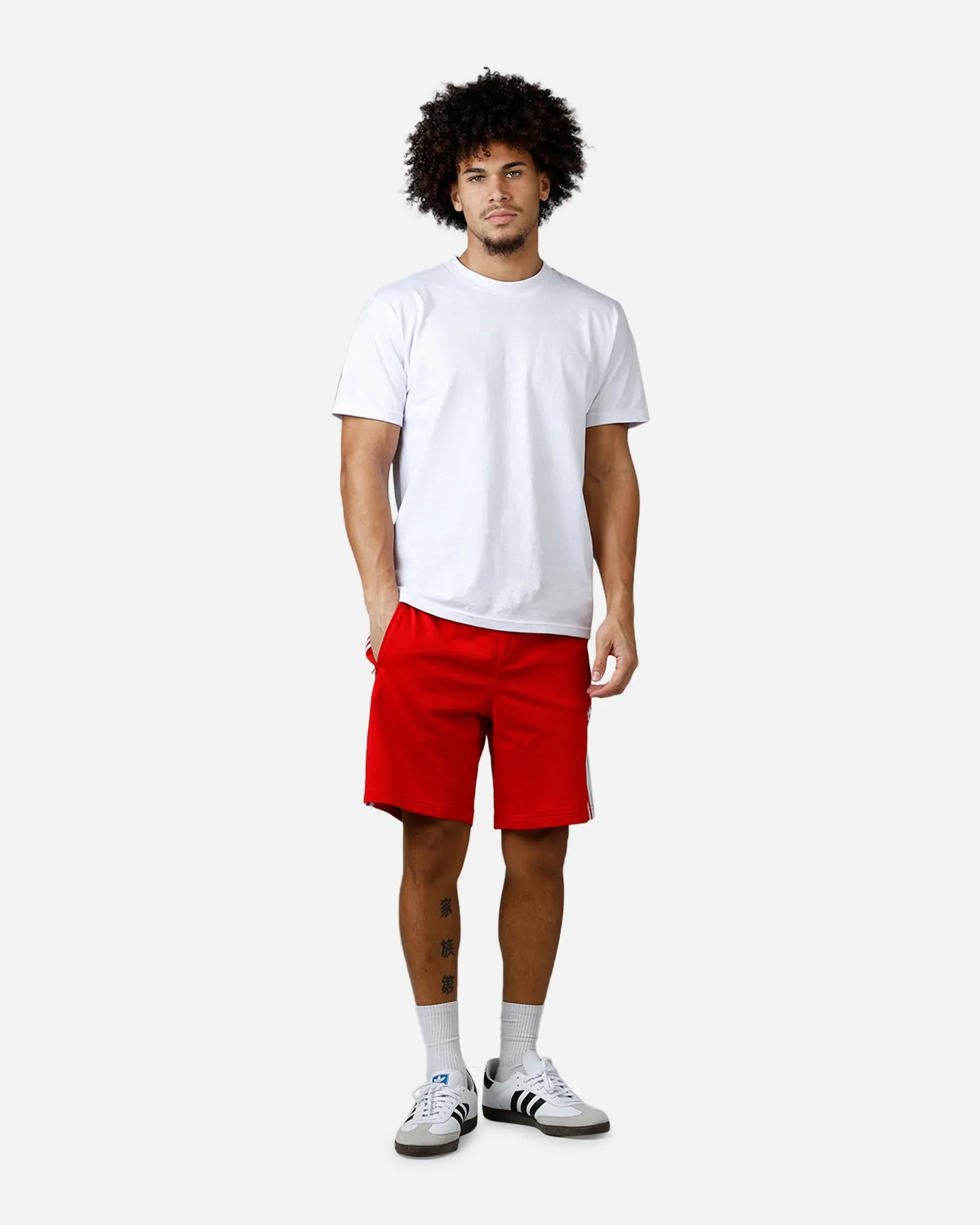 Adidas Firebird Shorts Red/White sold by Culture Kings product image thumbnail 2