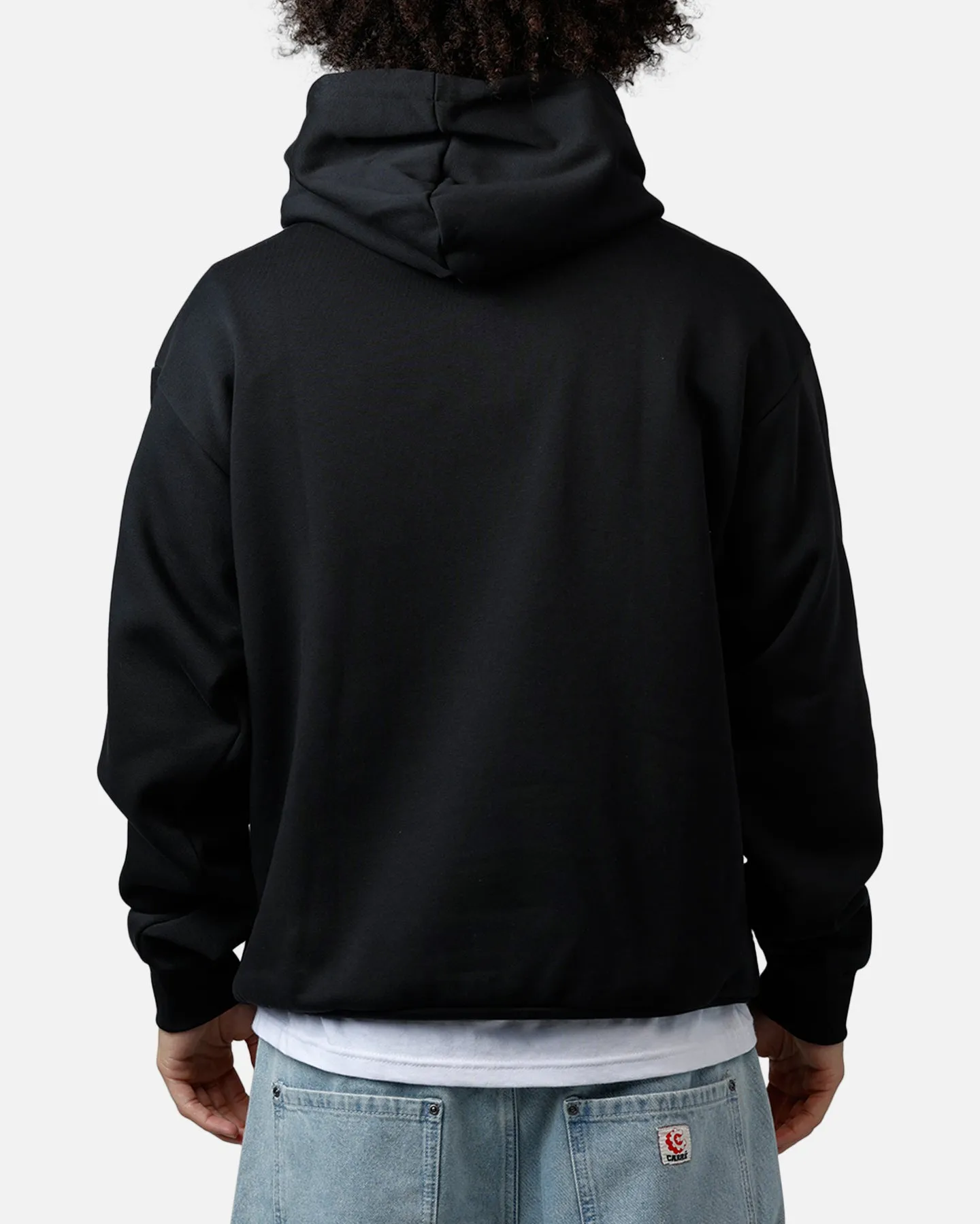 Adidas Three Stripes Hoodie Black/Red sold by Culture Kings product image thumbnail 2