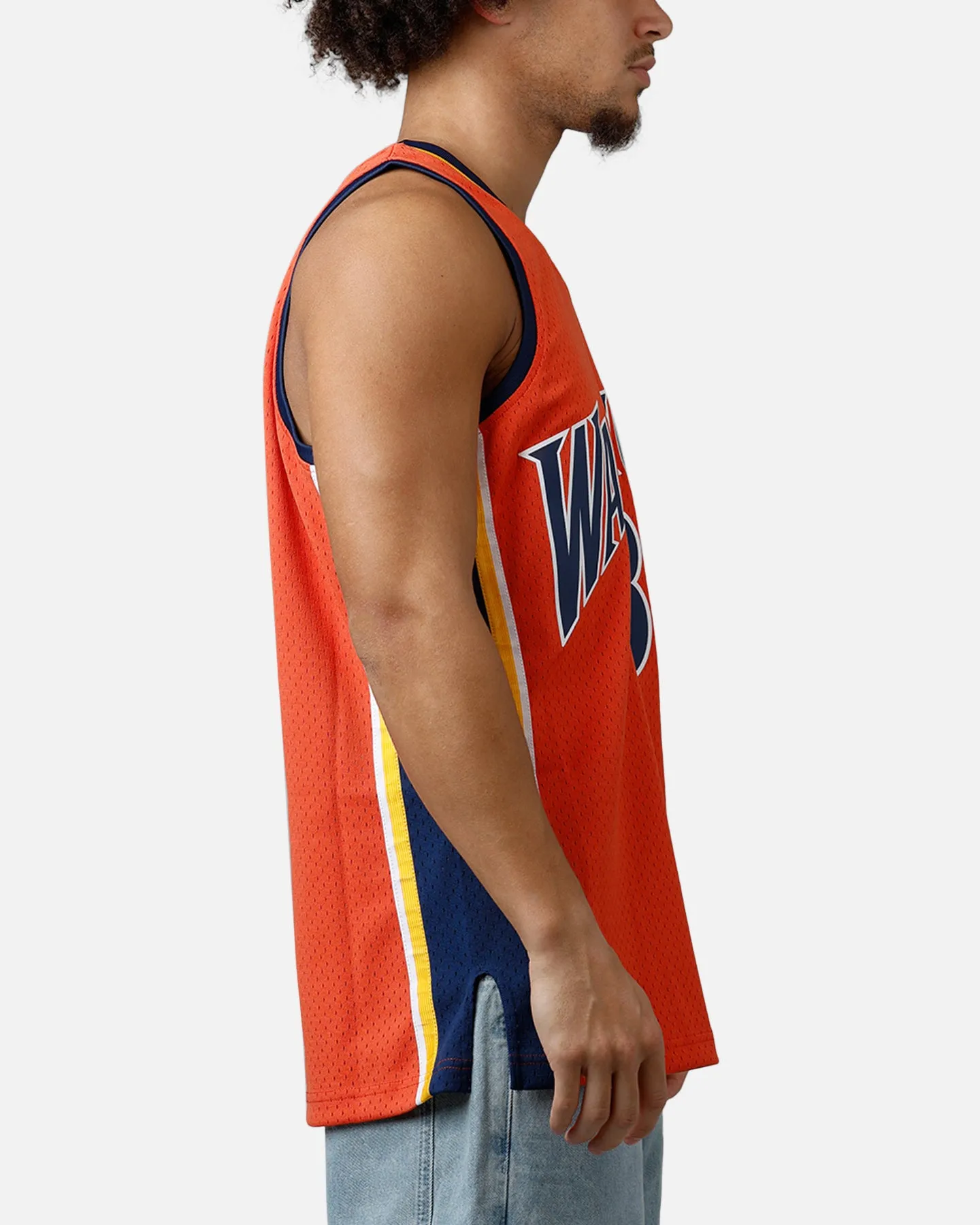 Mitchell & Ness Golden State Warriors Stephen Curry 2010 Swingman Jersey Orange sold by Culture Kings product image thumbnail 4