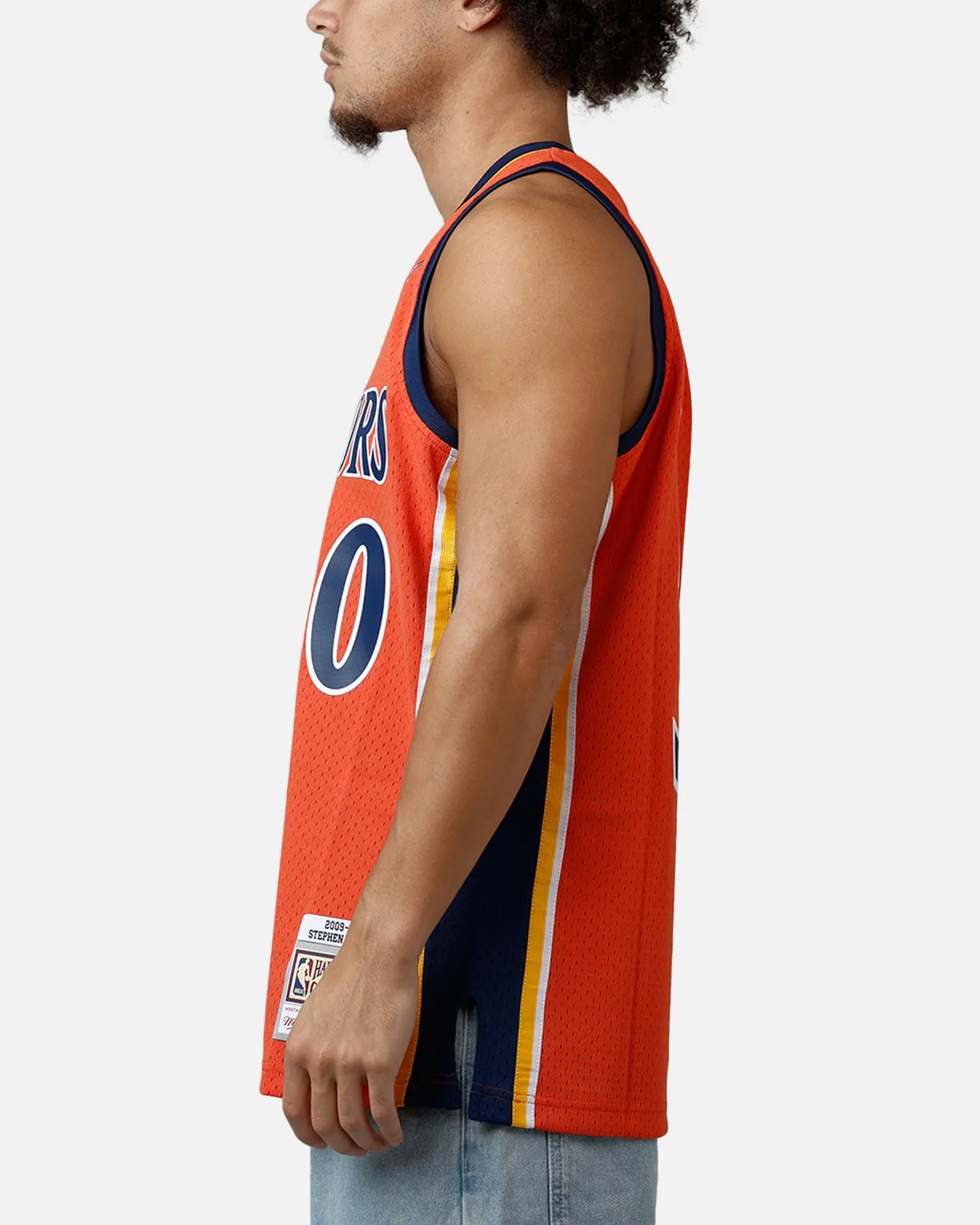 Mitchell & Ness Golden State Warriors Stephen Curry 2010 Swingman Jersey Orange sold by Culture Kings product image thumbnail 5