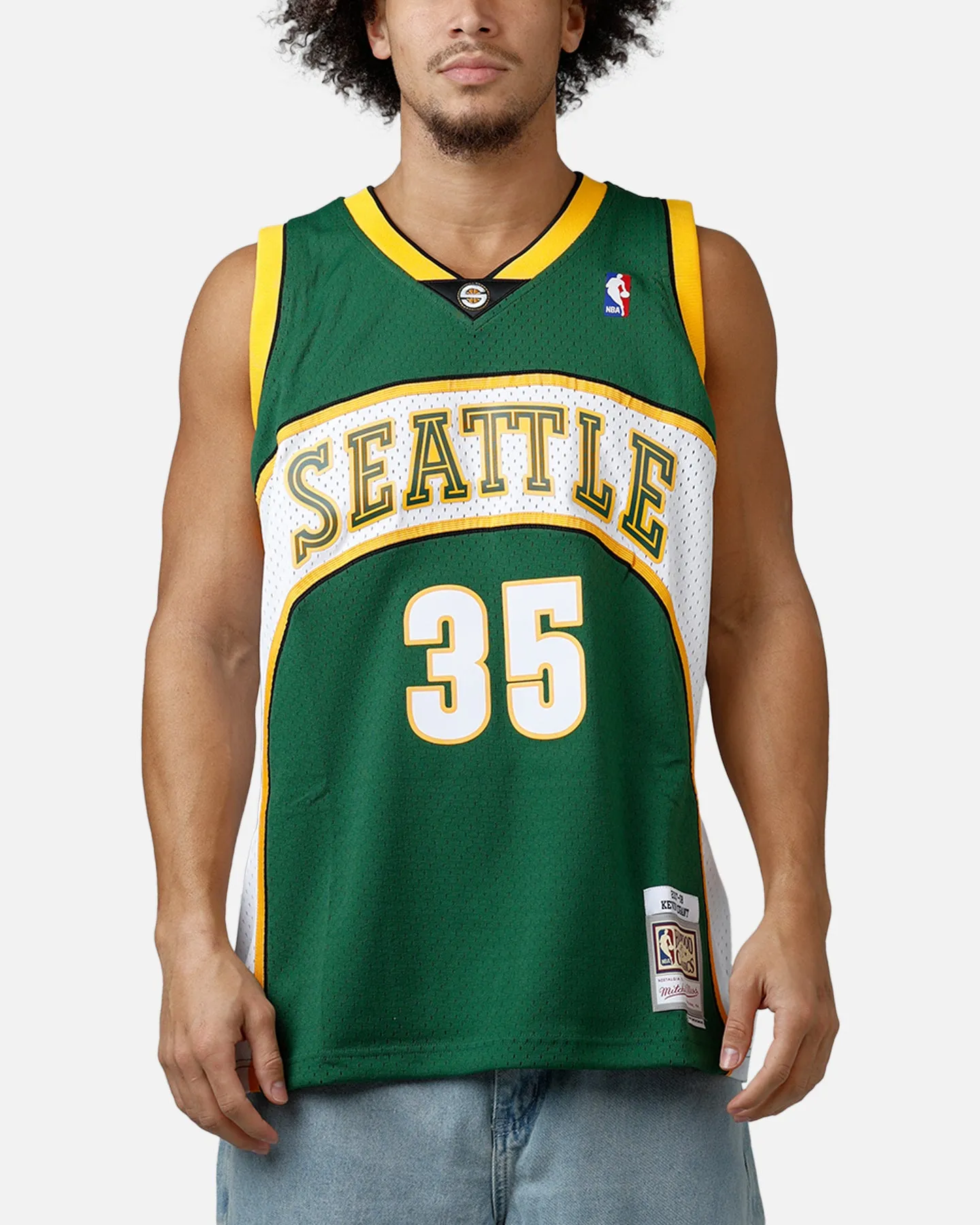 Mitchell & Ness Seattle SuperSonics Kevin Durant 2007 Road Swingman Jersey Green sold by Culture Kings