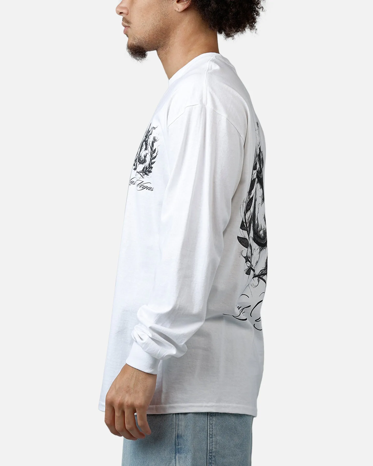 Culture Kings Smoke Long Sleeve T-Shirt White sold by Culture Kings product image thumbnail 5