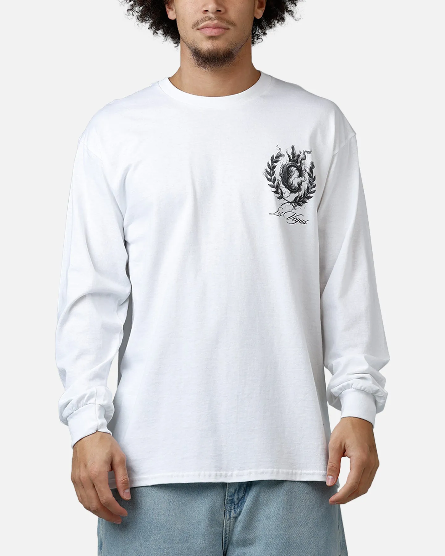 Culture Kings Smoke Long Sleeve T-Shirt White sold by Culture Kings product image thumbnail 2