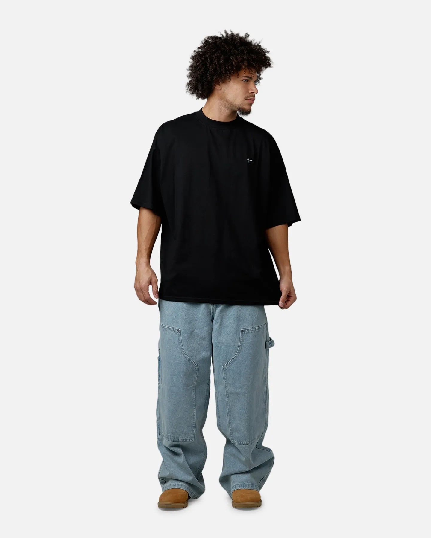 Saint Morta Divine Duty Mock Neck T-Shirt Black sold by Culture Kings product image thumbnail 3