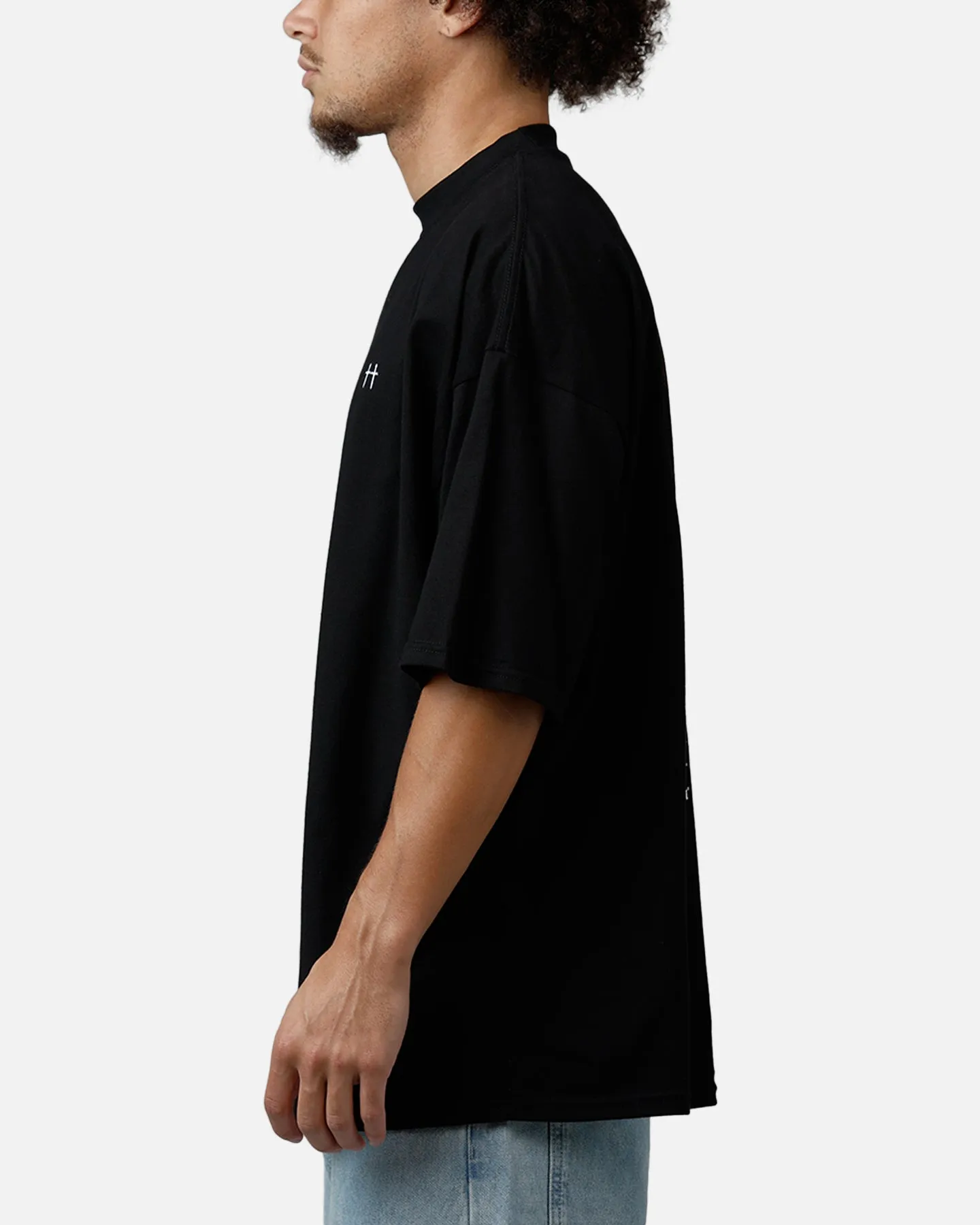Saint Morta Divine Duty Mock Neck T-Shirt Black sold by Culture Kings product image thumbnail 5