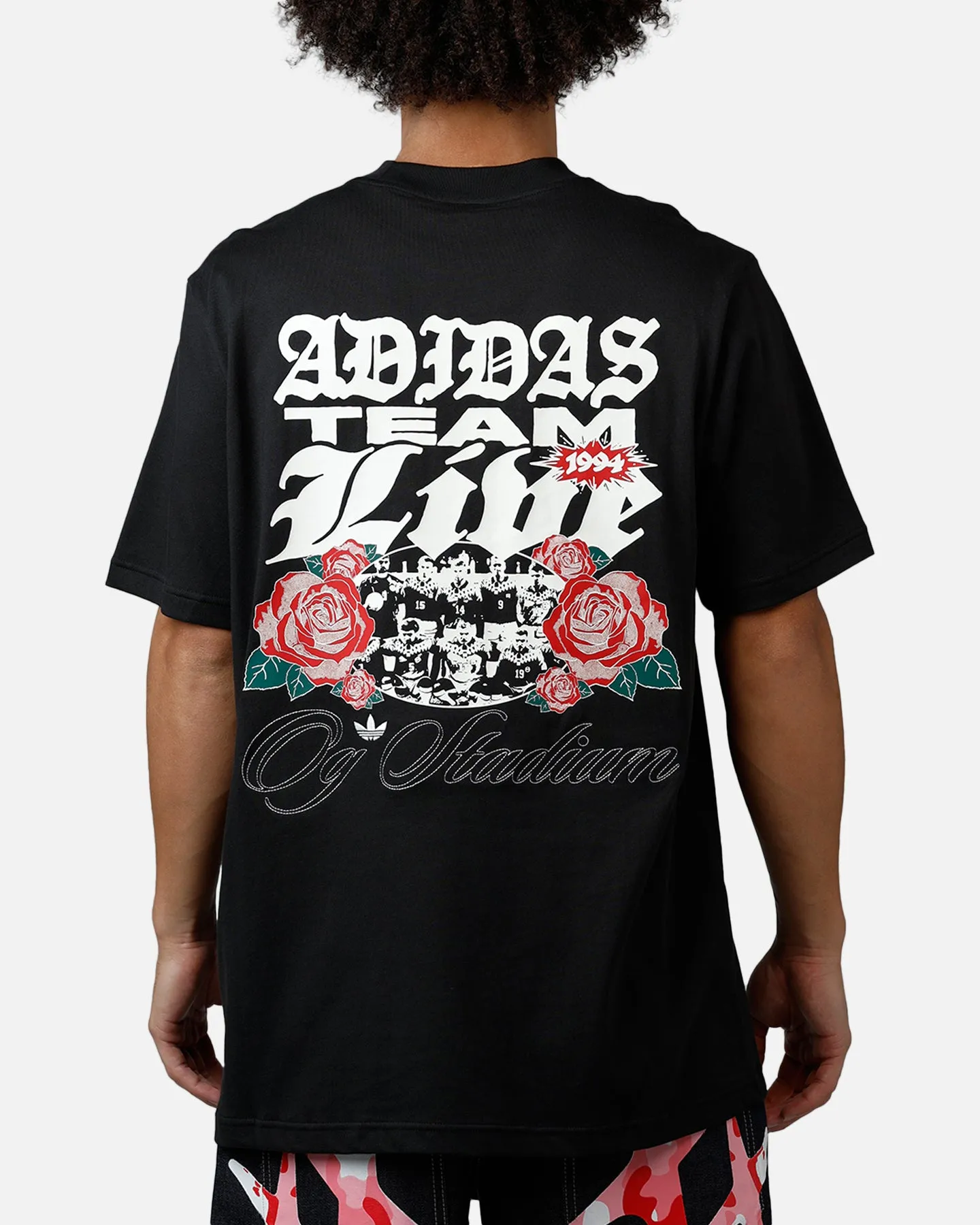 Adidas Team T-Shirt Black/Red sold by Culture Kings