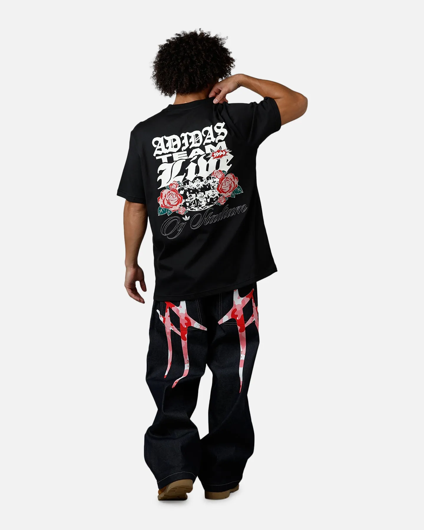 Adidas Team T-Shirt Black/Red sold by Culture Kings product image thumbnail 3