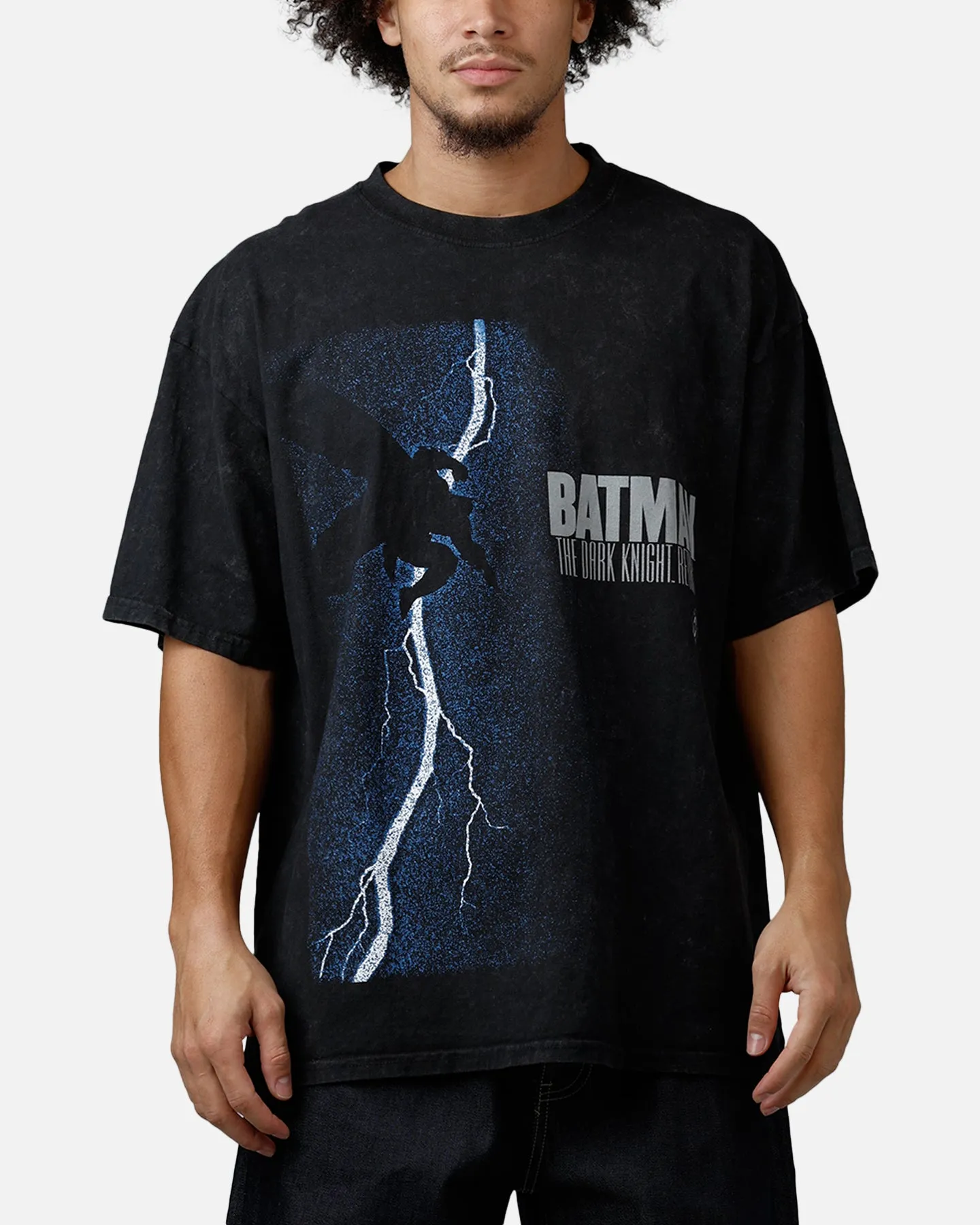 73Studio X DC Batman Dark Knight T-Shirt Black Acidwash sold by Culture Kings