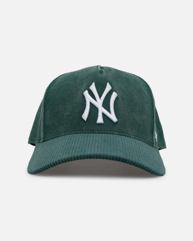 47 Brand New York Yankees 'Apollo Cord Dark Green' 47 Offside Snapback Dark Green sold by Culture Kings