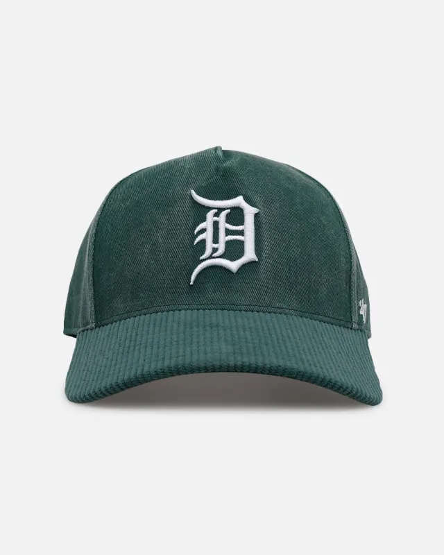 47 Brand Detroit Tigers 'Apollo Cord Dark Green' 47 Offside Snapback Dark Green sold by Culture Kings