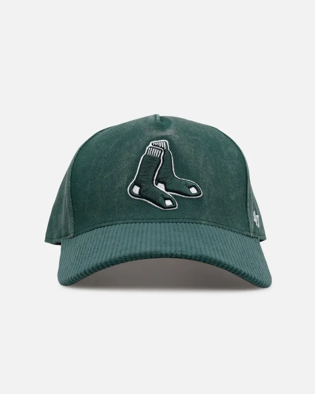 47 Brand Boston Red Sox 'Apollo Cord Dark Green' 47 Offside Snapback Dark Green sold by Culture Kings