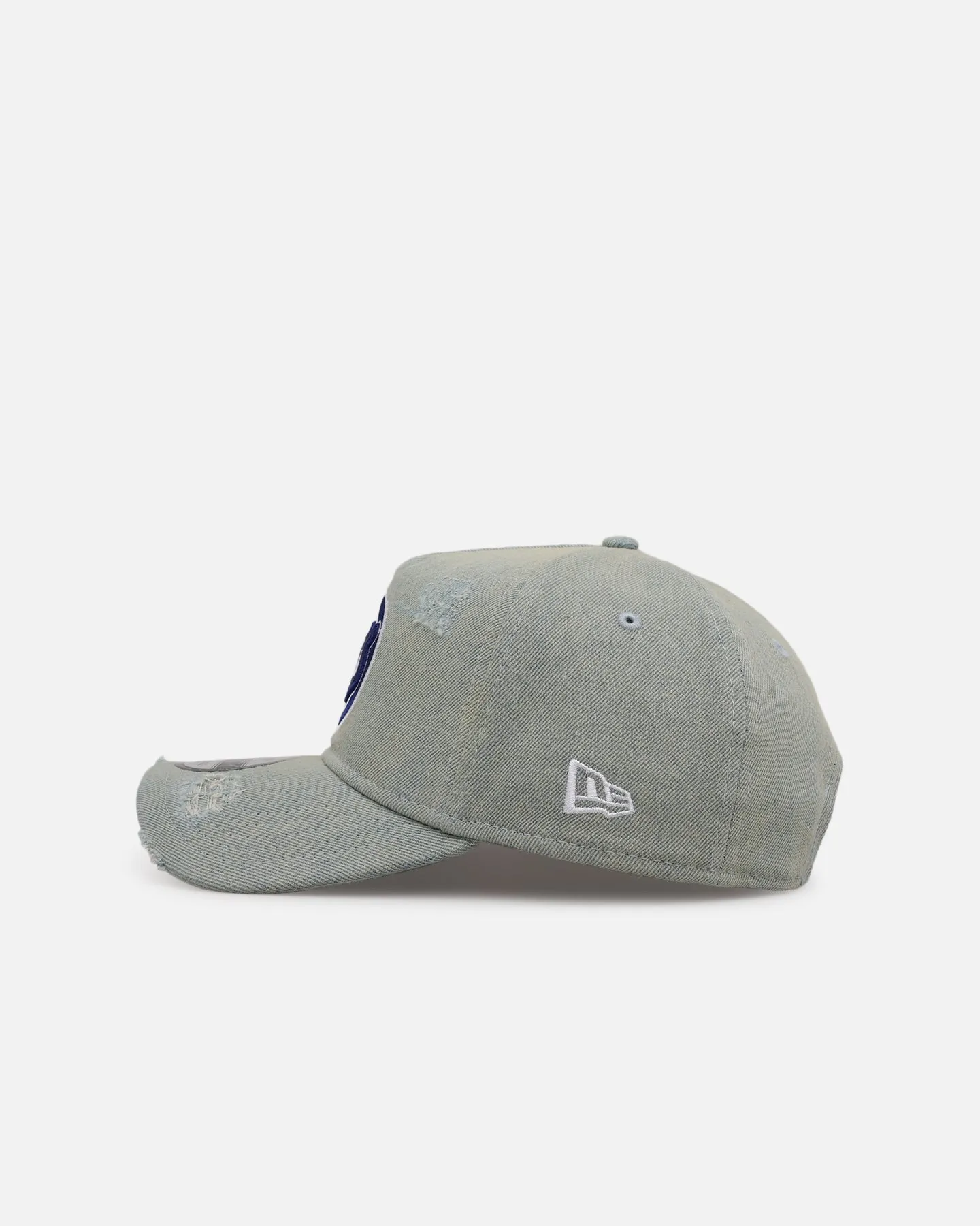 New Era Chicago Cubs 'Distressed Denim' 9FORTY A-Frame Snapback Light Wash Denim sold by Culture Kings product image thumbnail 4
