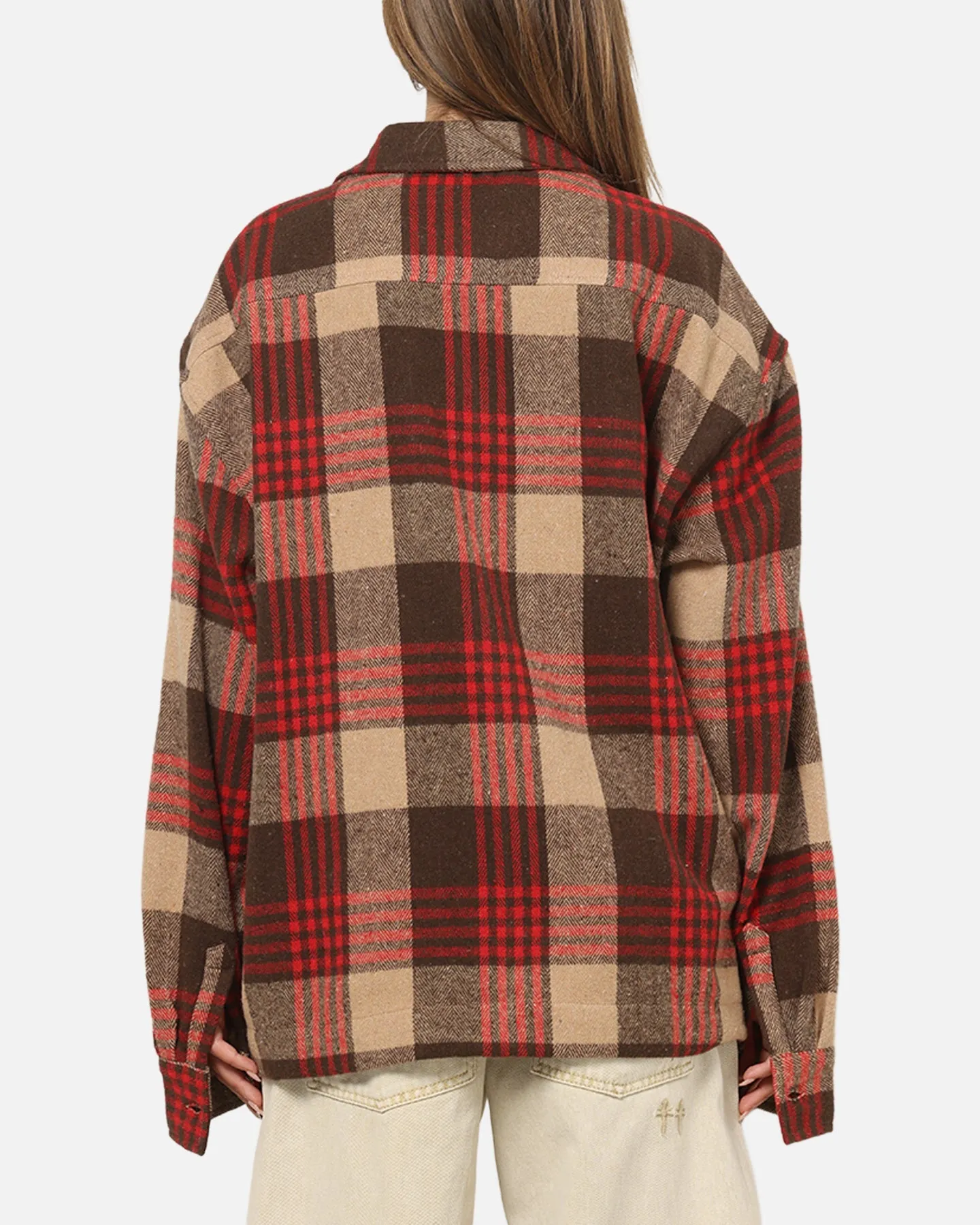 American Thrift Utility Flannel Shirt Brown/Red sold by Culture Kings product image thumbnail 3