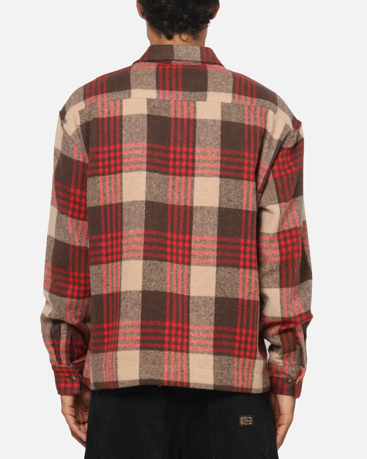 American Thrift Utility Flannel Shirt Brown/Red sold by Culture Kings product image thumbnail 3