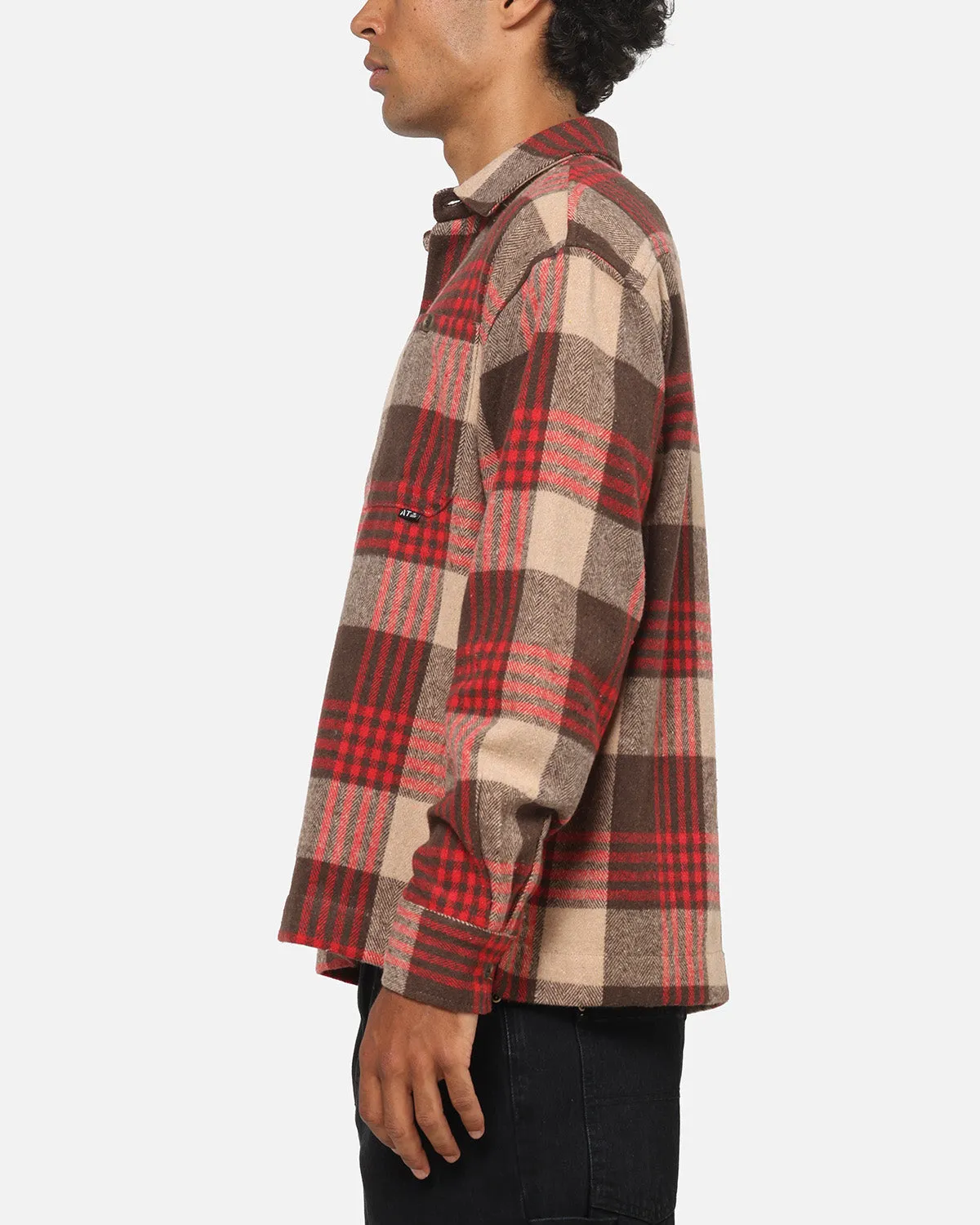 American Thrift Utility Flannel Shirt Brown/Red sold by Culture Kings product image thumbnail 5