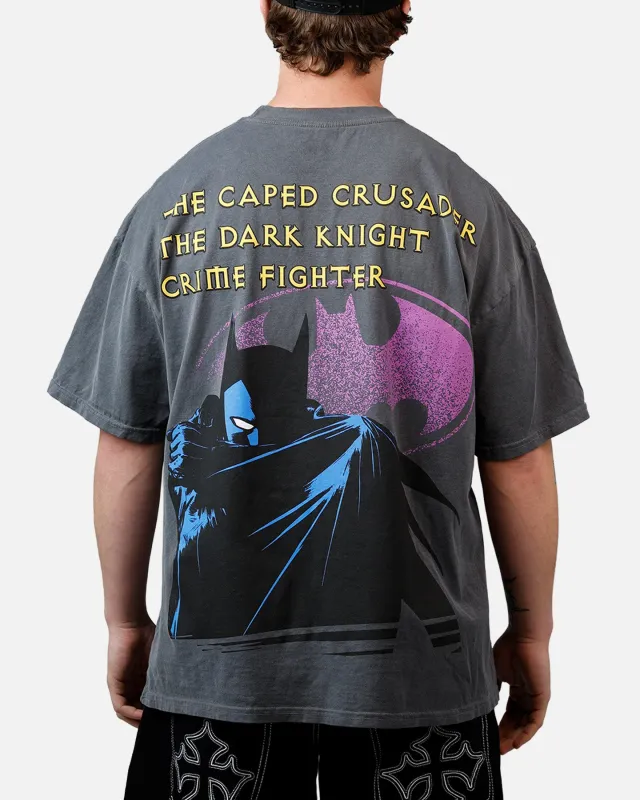 73Studio X DC Batman Caped Crusader T-Shirt Washed Charcoal sold by Culture Kings