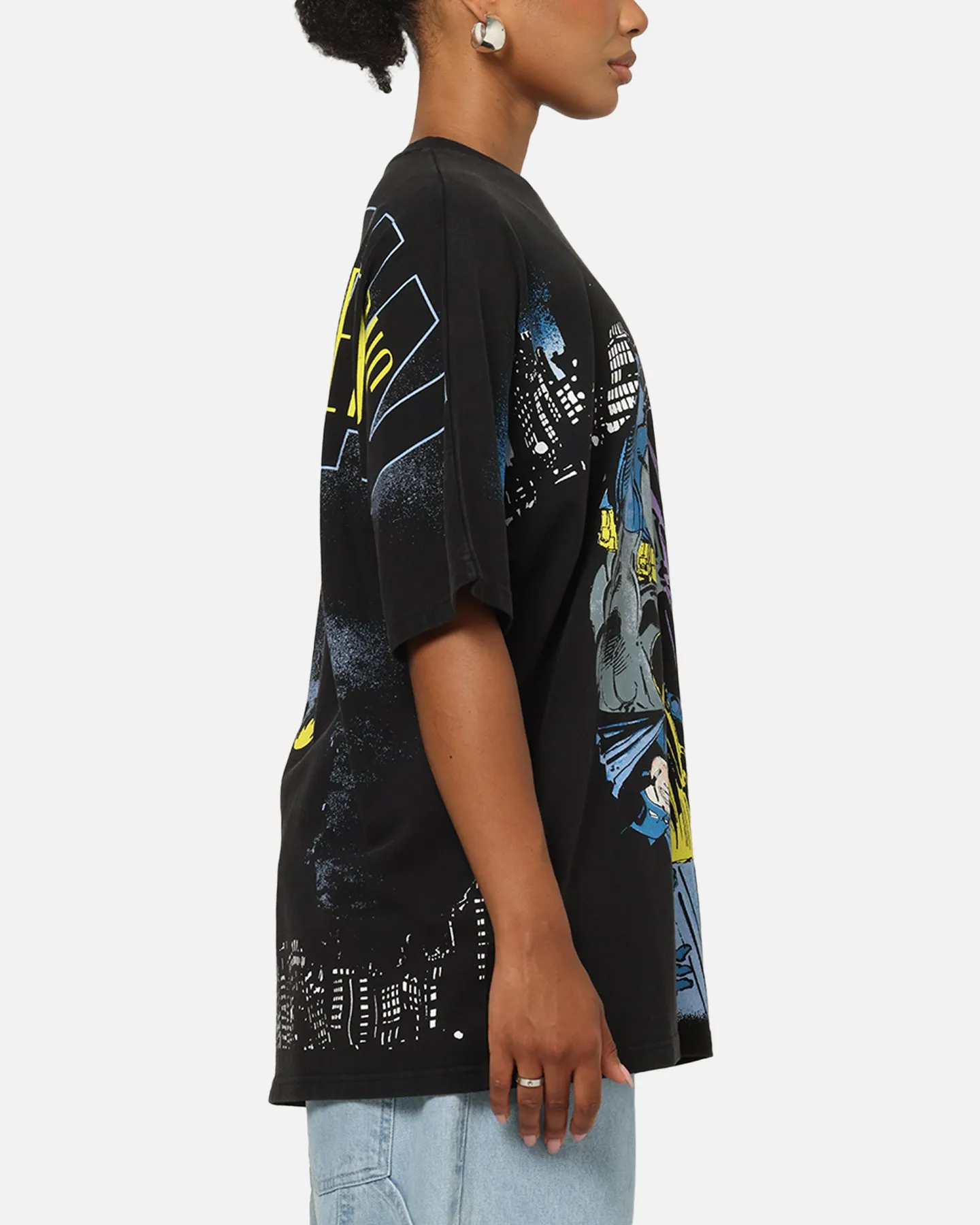 73Studio X DC Batman All Over Print T-Shirt Black Wash sold by Culture Kings product image thumbnail 5