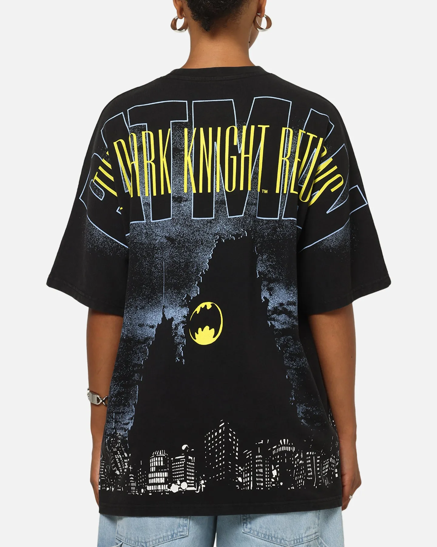 73Studio X DC Batman All Over Print T-Shirt Black Wash sold by Culture Kings product image thumbnail 2