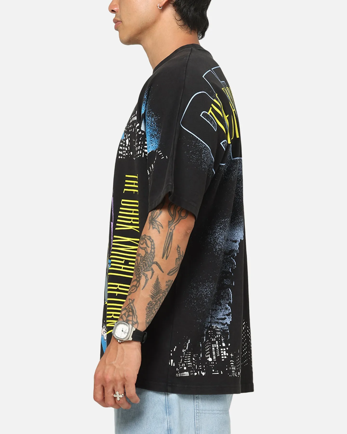 73Studio X DC Batman All Over Print T-Shirt Black Wash sold by Culture Kings product image thumbnail 5