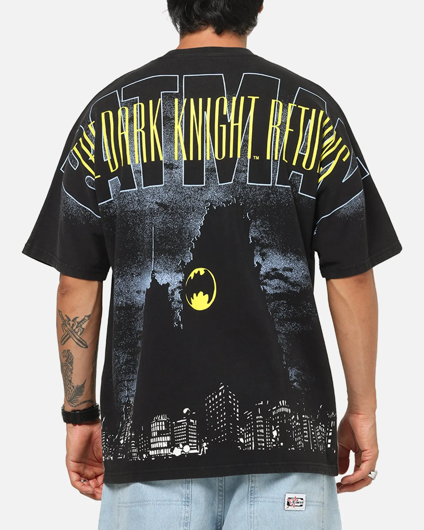 73Studio X DC Batman All Over Print T-Shirt Black Wash sold by Culture Kings product image thumbnail 2