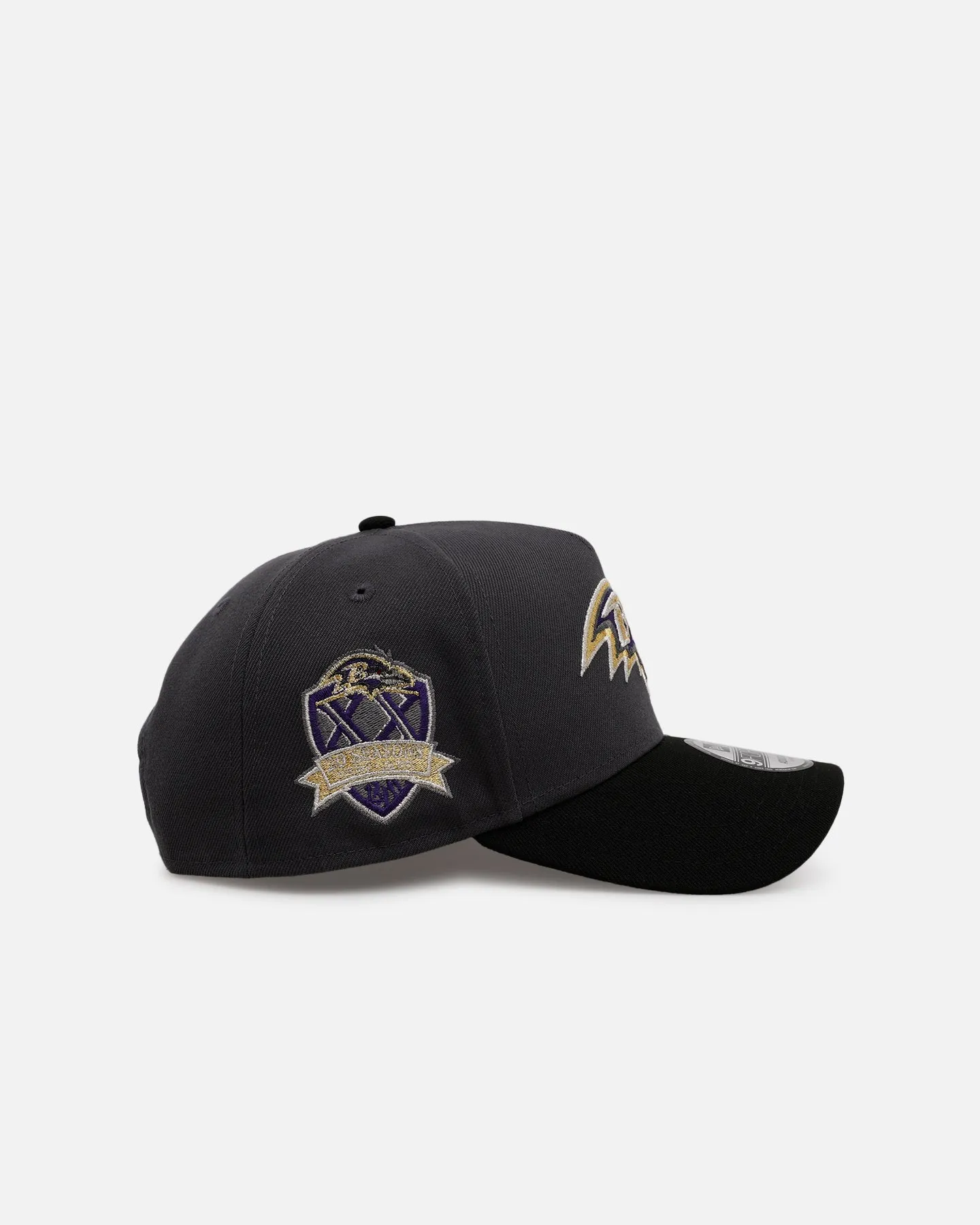 New Era Baltimore Ravens 'Stealth 2.0' 9FORTY A-Frame Snapback Graphite sold by Culture Kings product image thumbnail 3