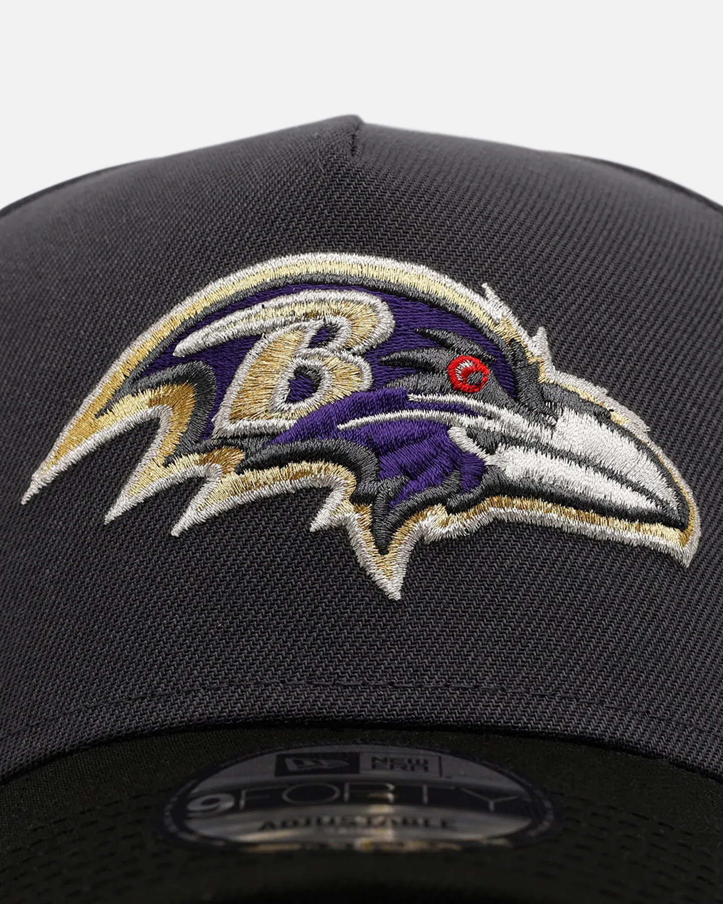 New Era Baltimore Ravens 'Stealth 2.0' 9FORTY A-Frame Snapback Graphite sold by Culture Kings product image thumbnail 5