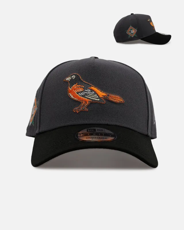 New Era Baltimore Orioles 'Stealth 2.0' 9FORTY A-Frame Snapback Graphite sold by Culture Kings