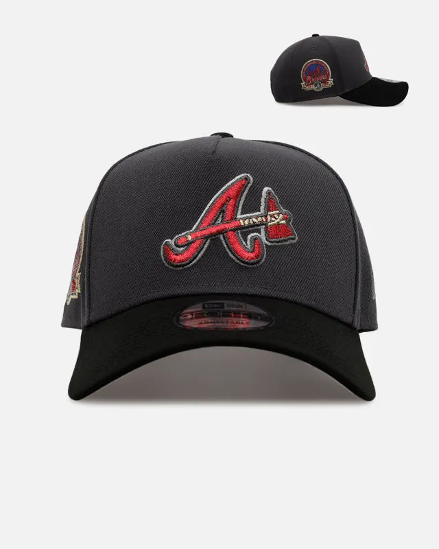 New Era Atlanta Braves 'Stealth 2.0' 9FORTY A-Frame Snapback Graphite made by New Era