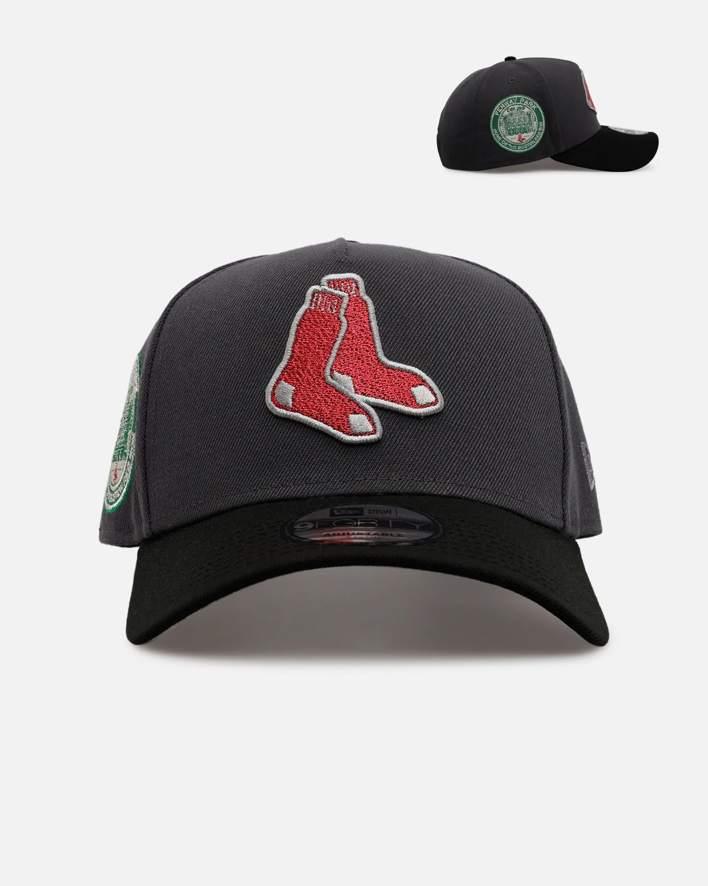 New Era Boston Red Sox 'Stealth 2.0' 9FORTY A-Frame Snapback Graphite sold by Culture Kings