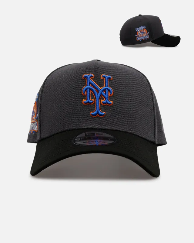 New Era New York Mets 'Stealth 2.0' 9FORTY A-Frame Snapback Graphite sold by Culture Kings