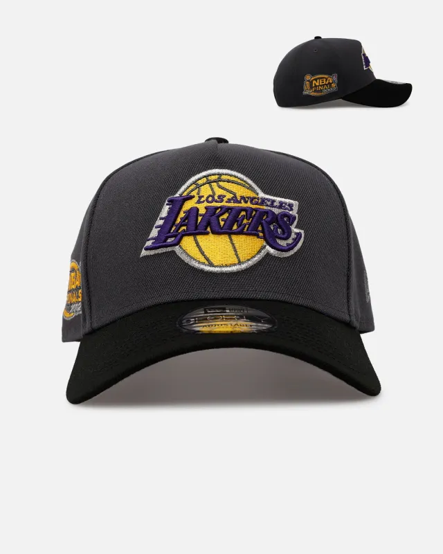 New Era Los Angeles Lakers 'Stealth 2.0' 9FORTY A-Frame Snapback Graphite sold by Culture Kings