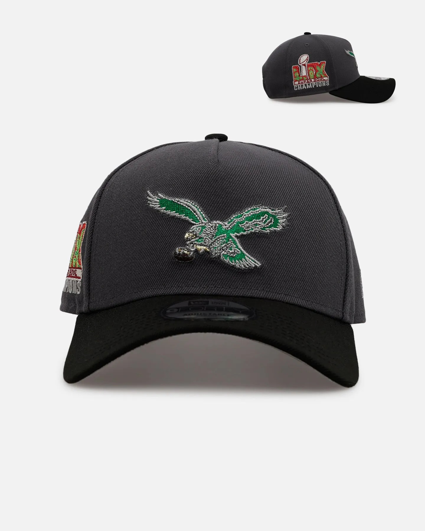 New Era Philadelphia Eagles 'Stealth 2.0' 9FORTY A-Frame Snapback Graphite sold by Culture Kings