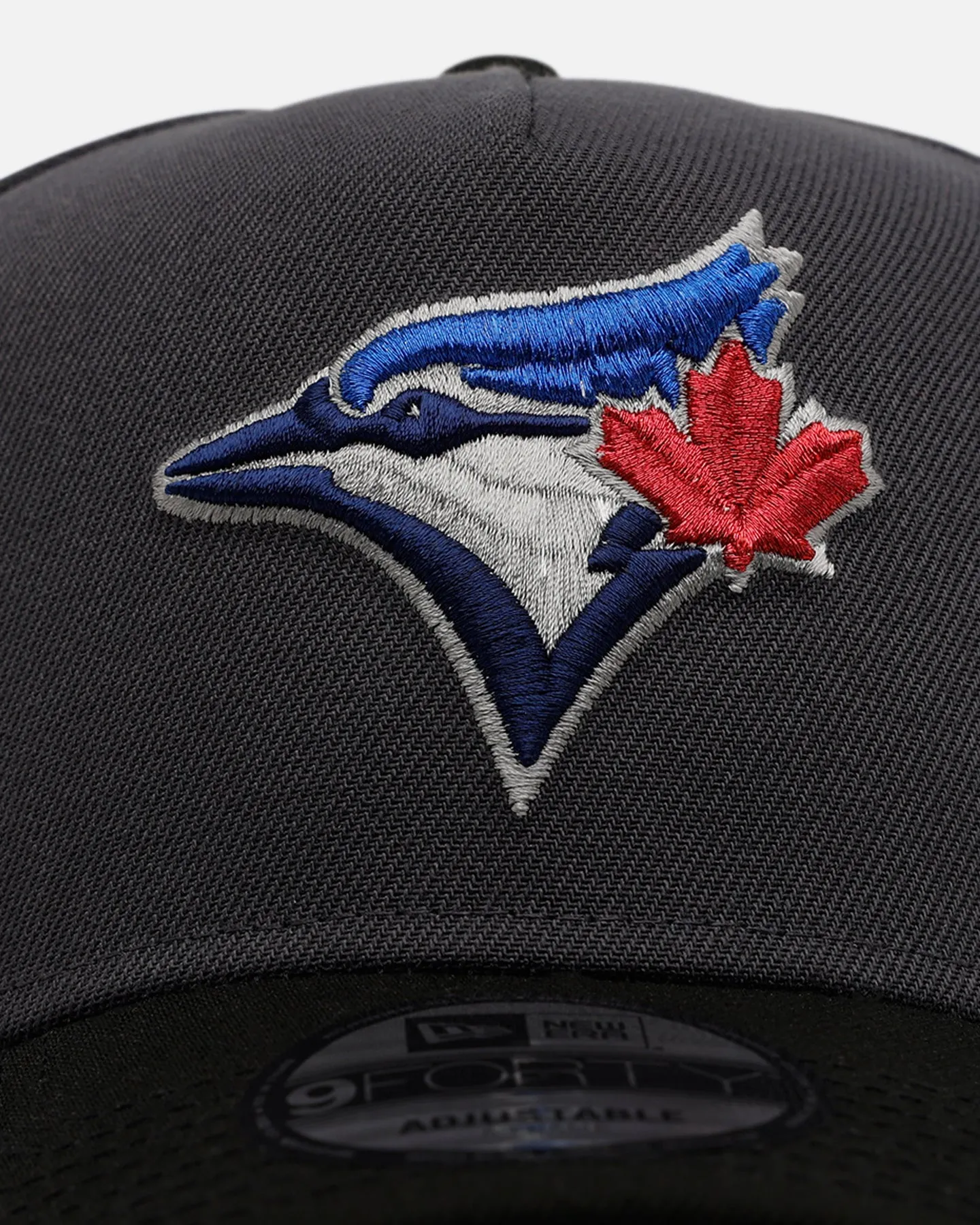 New Era Toronto Blue Jays 'Stealth 2.0' 9FORTY A-Frame Snapback Graphite sold by Culture Kings product image thumbnail 5