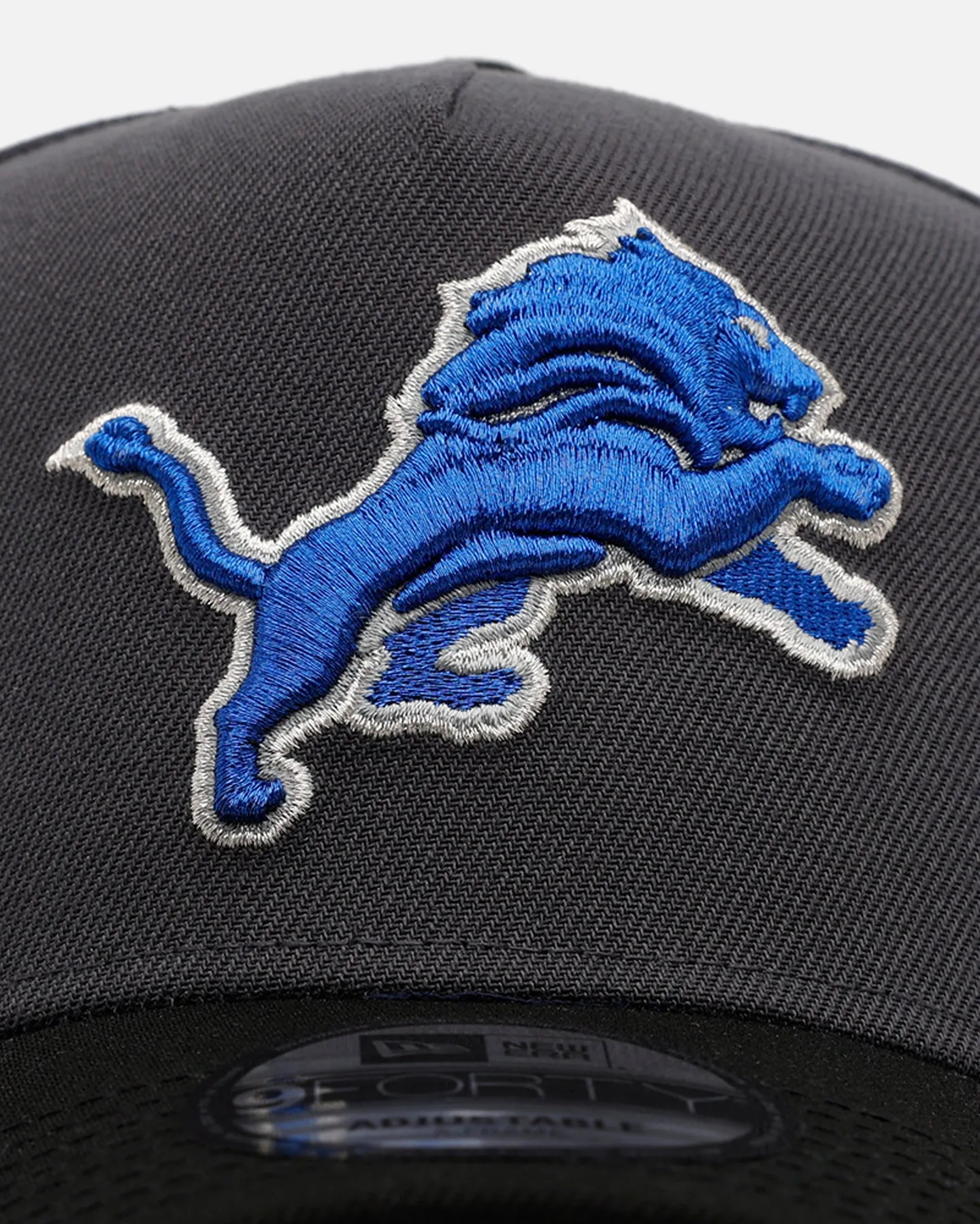 New Era Detroit Lions 'Stealth 2.0' 9FORTY A-Frame Snapback Graphite sold by Culture Kings product image thumbnail 5